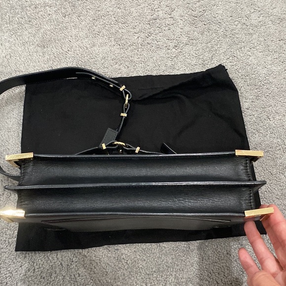 The Kooples medium black leather Emily Bag - Picture 12 of 17